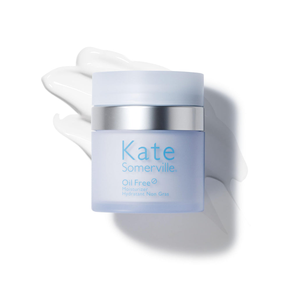 kate somerville front bottle shows product packaging and clear branding benefit lightweight hydration