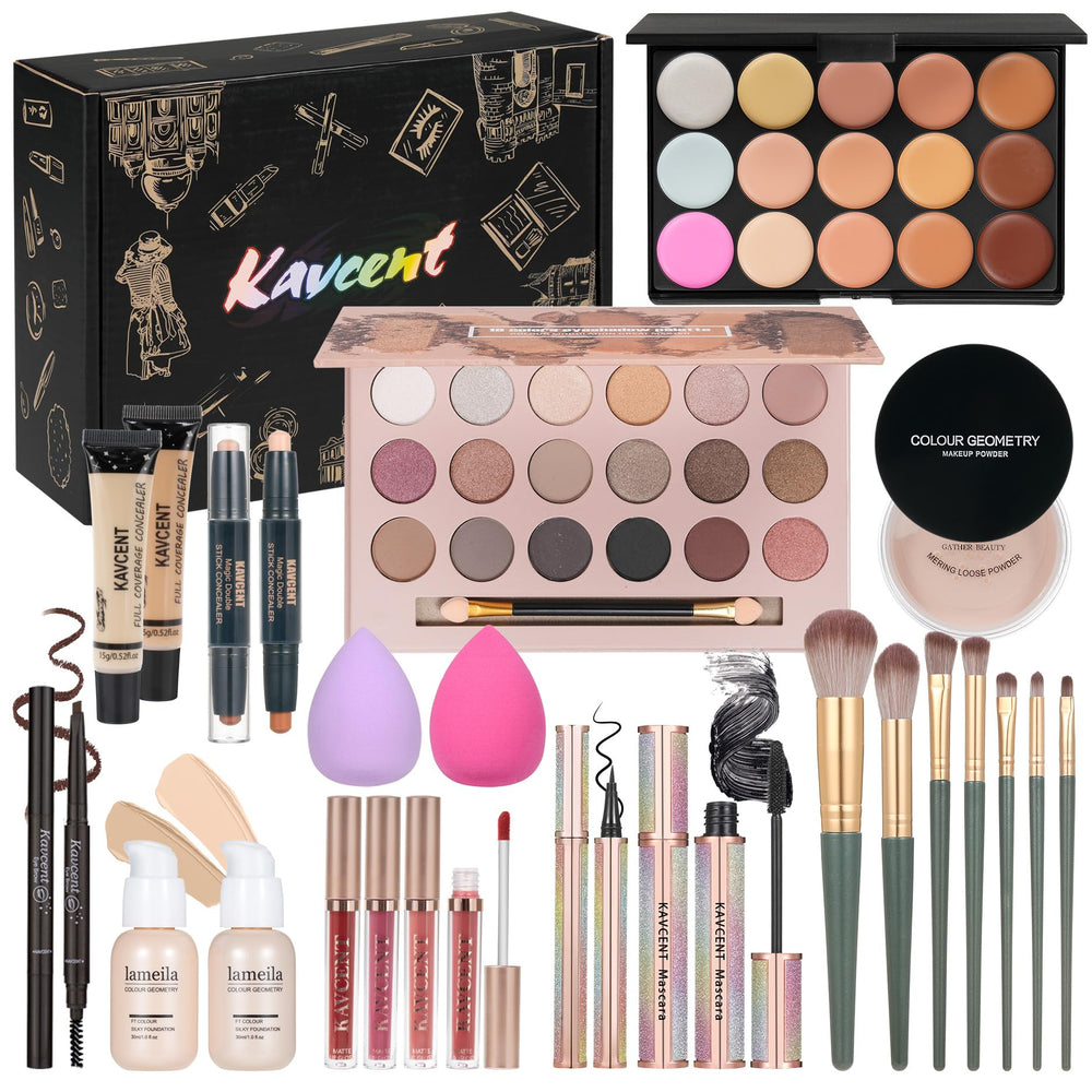KAVCENT front packaging showing full kit and organized compartments