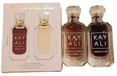 KAYALI Vanilla 28 bottle closeup showing creamy vanilla depth and luxe finish