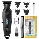 KEMEI 2293 front angle showing ergonomic body and finish for comfortable grip