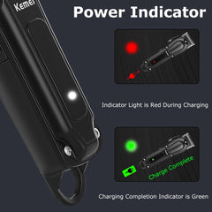 KEMEI full set of guard attachments displayed for consistent length options benefit