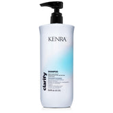 Kenra Clarify front bottle showing product and benefits