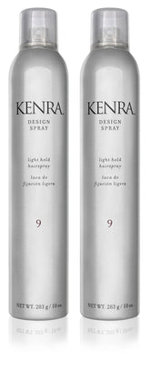 Kenra front packaging showing two 10 oz cans and product benefit