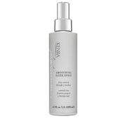 Kenra front bottle showing Platinum Smoothing Sleek Spray and clear product benefits
