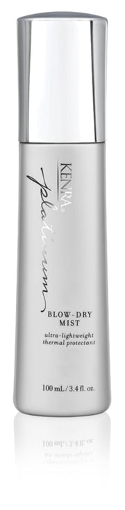 Kenra Platinum bottle front view showing product and benefits