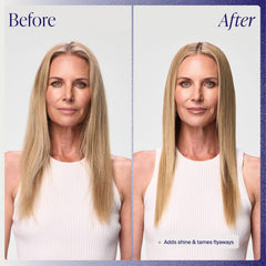 Kenra mist over hair showing lightweight shine and frizz control