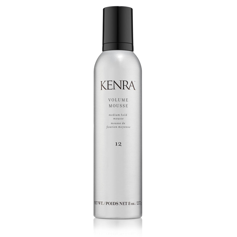 Kenra Volume Mousse 12 front packaging showing product and benefit of volume