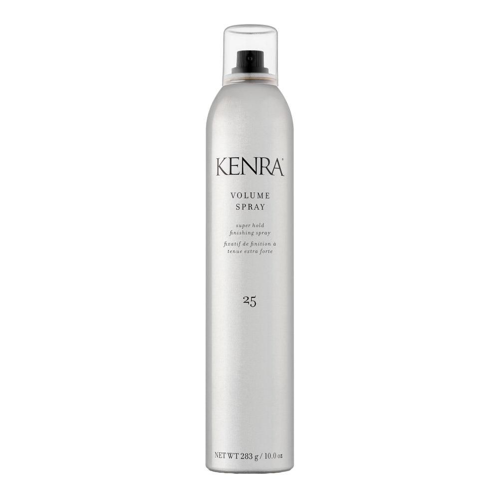 Kenra front can showing branding and product finish benefit