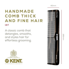 KENT fine-tooth smoothing hair for precise styling and polished finish