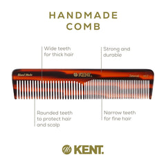 KENT comb fine-tooth side finishing and precise parting for neat styles