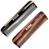 KENT pocket comb front view showing compact design and smooth finish benefit portability