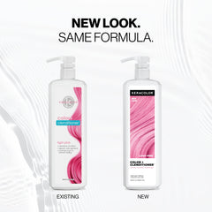 KERACOLOR creamy LIGHT PINK texture close-up shows smooth conditioning pigment