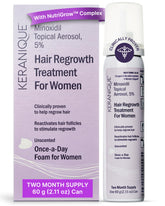 Keranique front packaging showing product benefits and strength