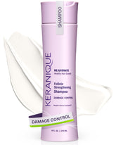Keranique front bottle view showing product and strength benefit