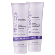 Keranique front packaging showing both bottles and benefits