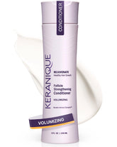 Keranique front packaging showing product and fuller-hair promise