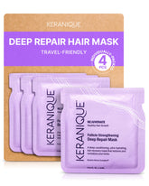 Keranique front jar view showing packaging and repair benefits