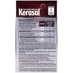 Kerasal bottle with brush applicator demonstrating precise application