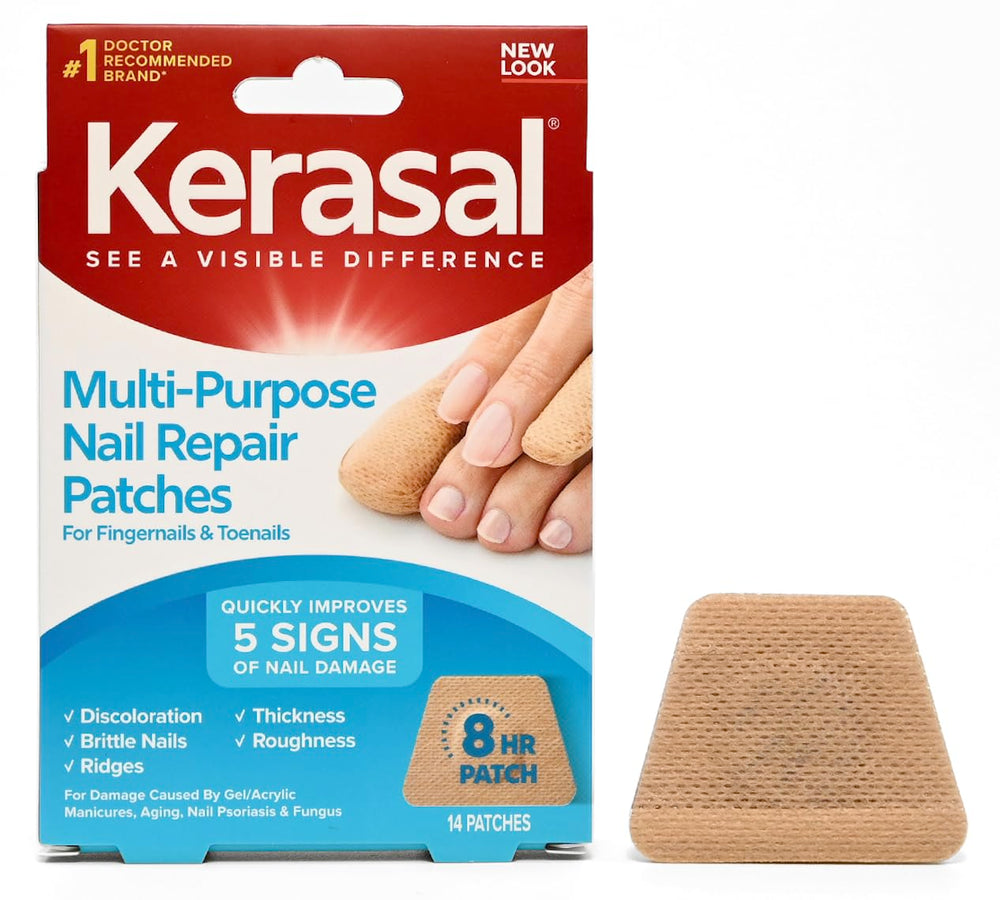 Kerasal front packaging showing product benefits and 14-count box
