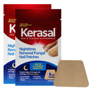 Kerasal front packaging showing product benefits and overnight use