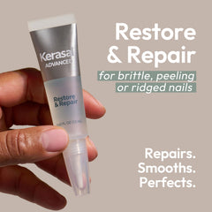 Kerasal brush applicator close-up demonstrating precise, mess-free application