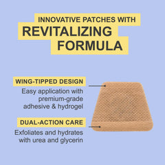 Kerasal patch on toenail during nighttime use to support recovery