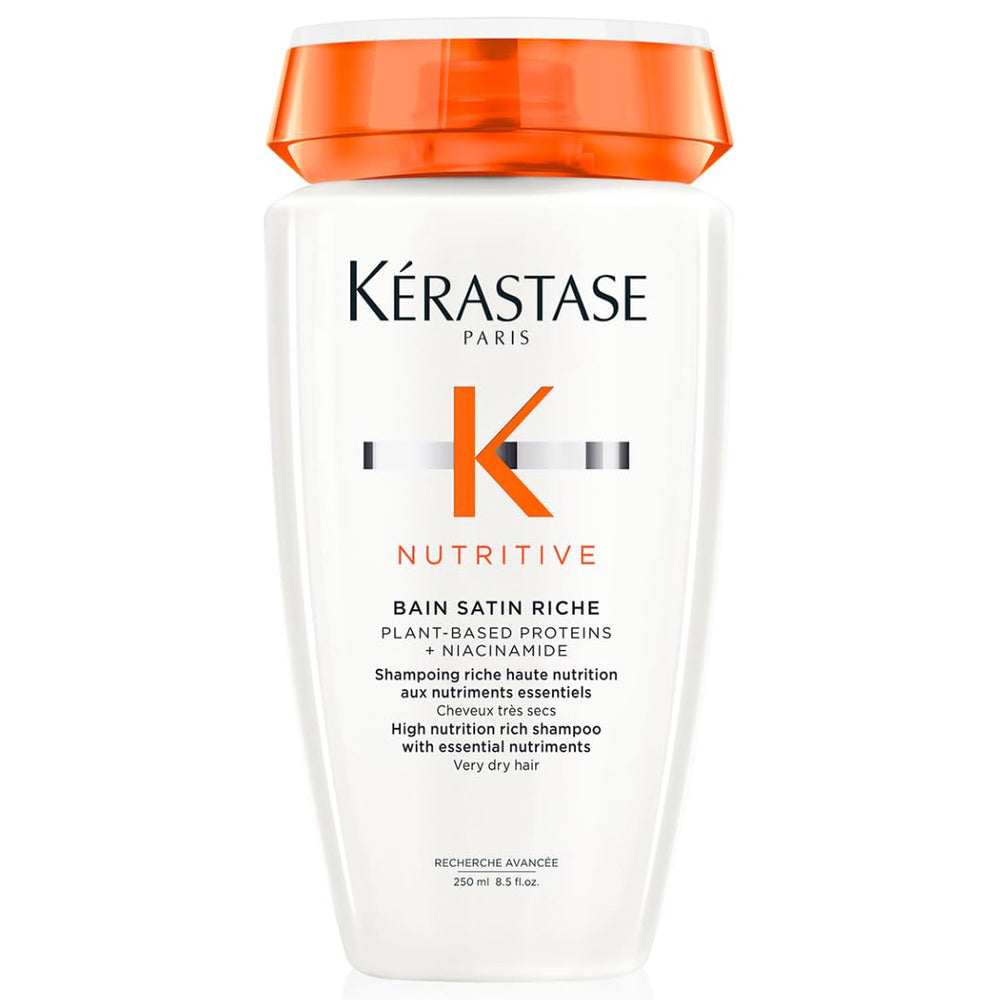KÉRASTASE front bottle view showing product and elegant design for premium care