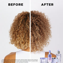 KÉRASTASE before and after lengths showing improved softness