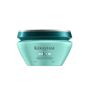 KÉRASTASE jar front view showing product and brand, highlights restorative benefits