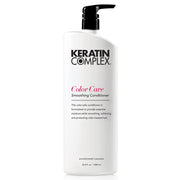 Keratin Complex front bottle view showing 33.8 oz size and color-safe benefits