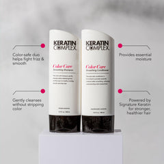Keratin Complex conditioner pump dispensing cream for smooth hydration benefit