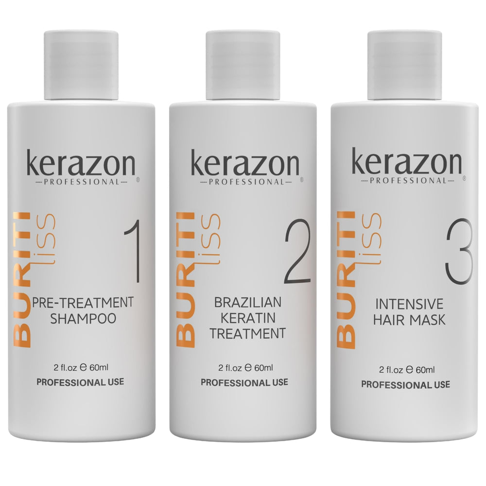 Kerazon Professional kit front packaging shows compact 60ml kit with clear benefit