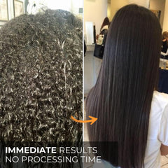 Kerazon Professional buriti oil ingredient bottle showing natural shine and nourishment