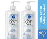 Keri lotion front packaging showing brand and gentle scent benefit