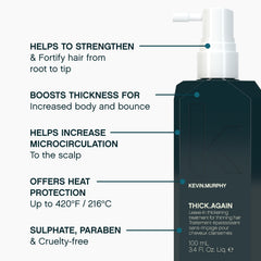 KEVIN.MURPHY applied while styling hair in bathroom for added volume