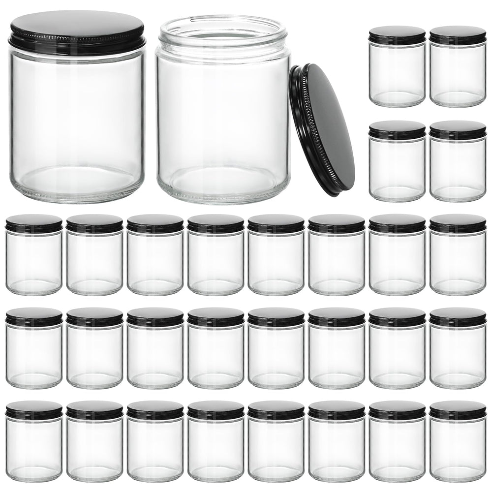 KEYWING front view clear jar with lid showing durable design and presentation