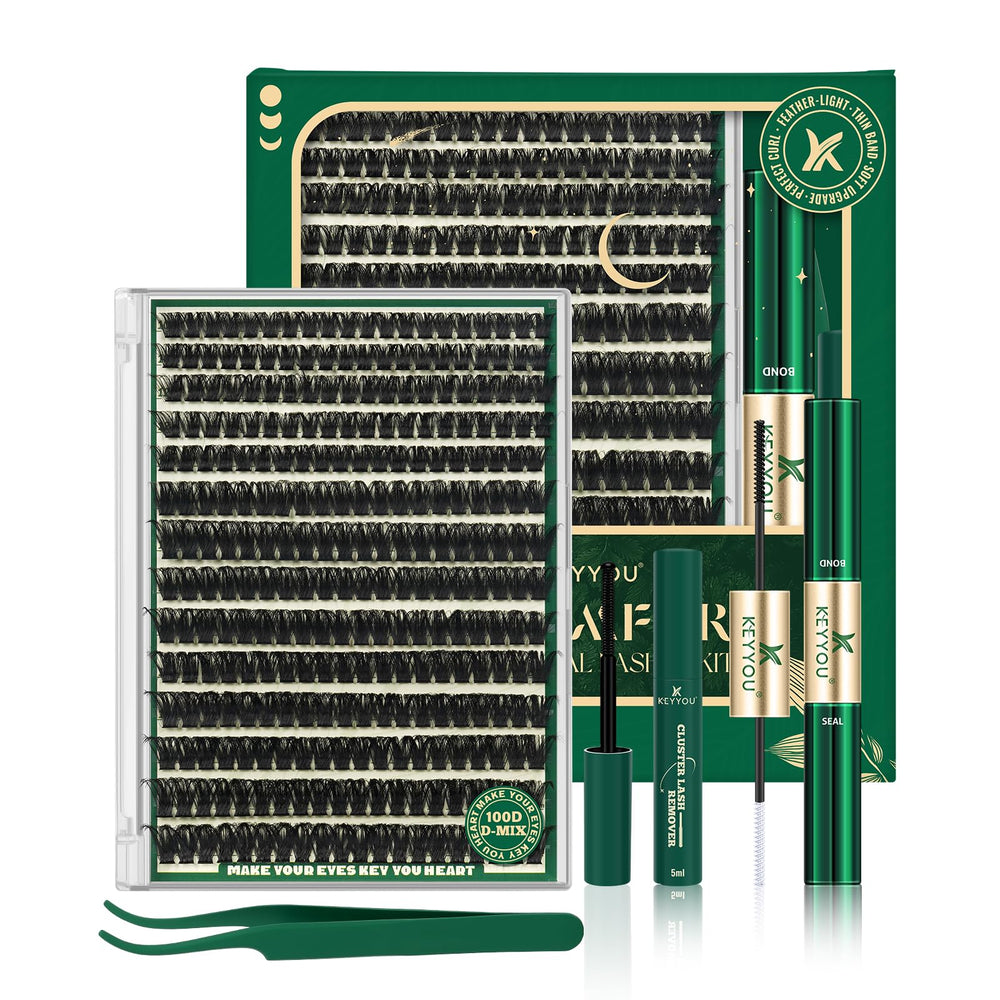 KEYYOU front box packaging showing kit contents and benefits