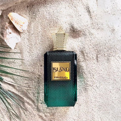 Khadlaj ingredients display with coconut pineapple bergamot for tropical richness