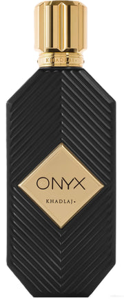 Khadlaj Onyx Gold front packaging showing elegant bottle and label