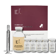 ki cosmetics front packaging showing kit benefits and clinical-style labeling