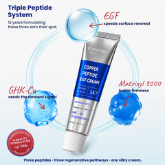 KICHOLOGY dispensing cream on fingertip for easy application benefit