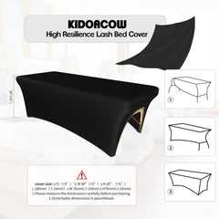 KIDOACOW surface texture closeup shows soft 180g fabric for client comfort