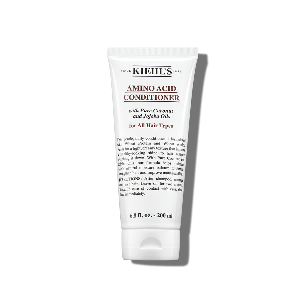 Kiehl's bottle front packaging showing product and benefit of gentle daily conditioning