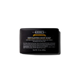 Kiehl's body bar front packaging showing brand and bar shape, highlights cleansing benefit