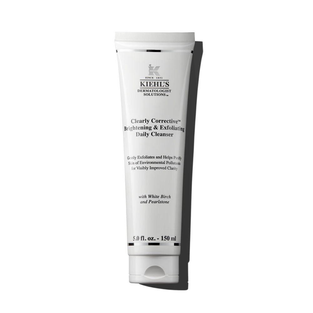 Kiehl's front bottle showing label and size, highlights clean brightening benefits