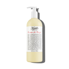 Kiehl's front packaging of Creme de Corps showing bottle and label for easy identification