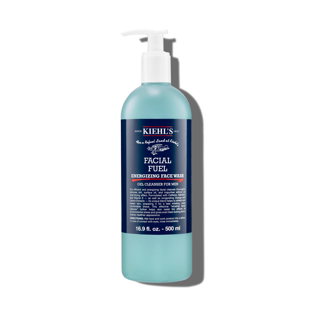 Kiehl's front packaging showing full 16.9 fl oz bottle and clear labeling for convenience