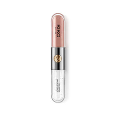 Kiko Milano swatch of Satin Rosy Beige on arm showing true colour and longwear intensity