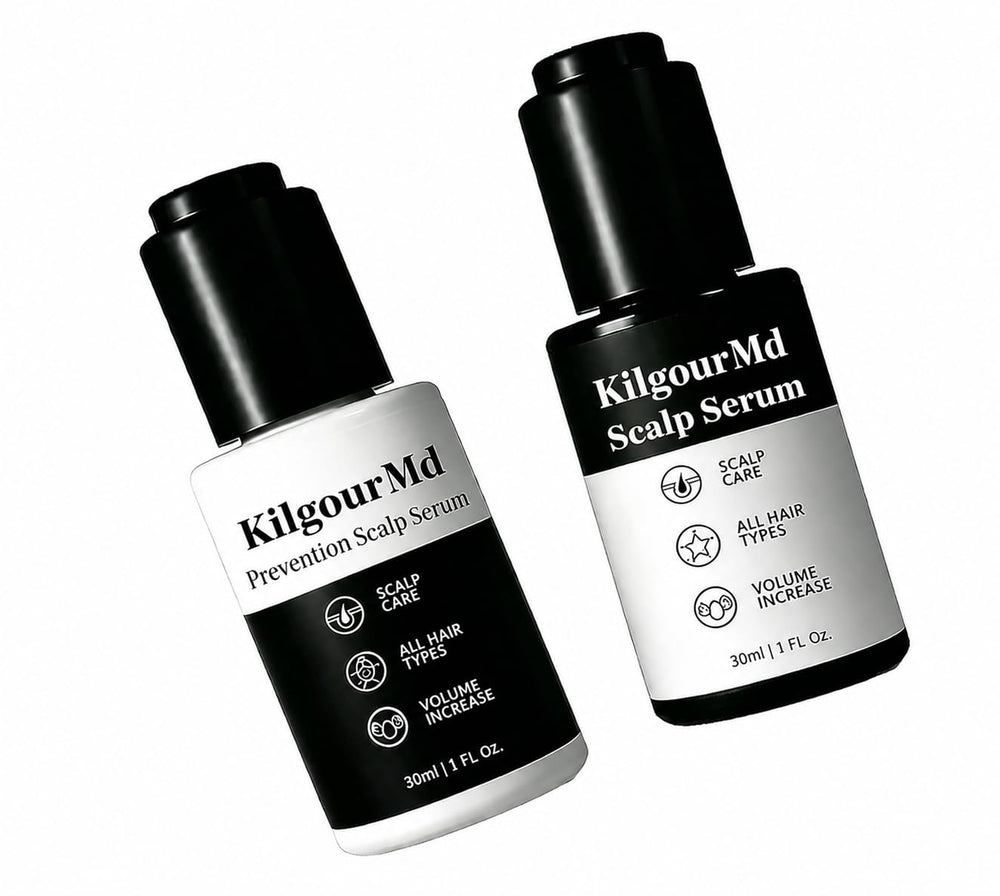 KilgourMD bundle front packaging showing both bottles and benefits
