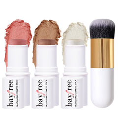 KIMUSE face sticks trio front packaging showing three stick tubes, travel-friendly